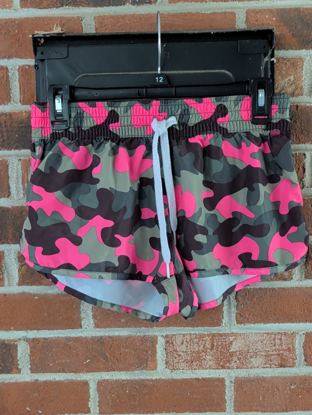 OP Pink Camo Pull On Shorts Size S